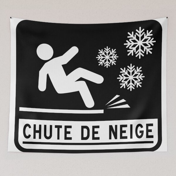 Item preview, Warning sign for falling snow designed and sold by Panneaux et signalisations - NPOITEVIN.