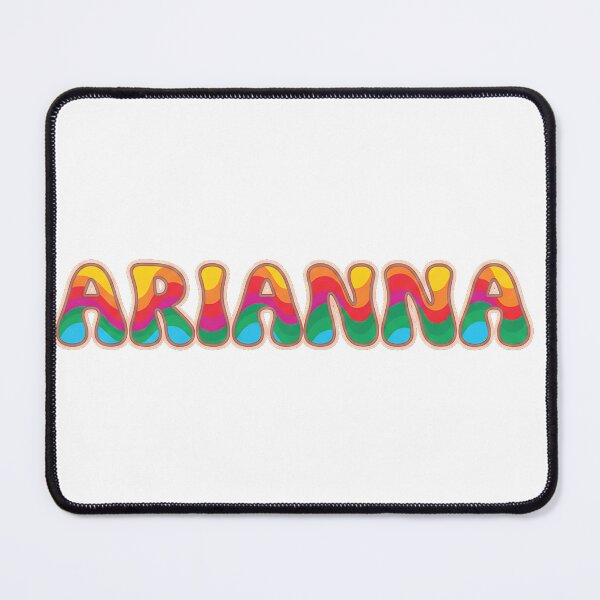Item preview, ❤️ Arianna Personalized Name Wavy Retro Shirt, Coffee Mug, Sticker Gift designed and sold by HelixPedia.