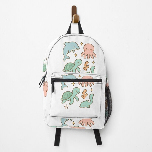 Item preview, Pastel Ocean Friends – Whimsical Sea Life Illustration designed and sold by Joyfulfabric.