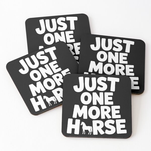 Item preview, Just One More Horse designed and sold by theartfulaspie.