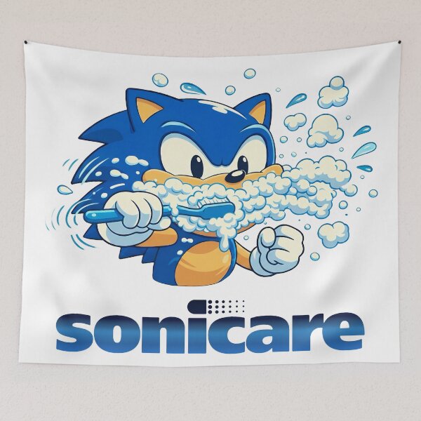 Item preview, Sonicare – Sonic Brushing His Teeth designed and sold by Artsy Sharky.