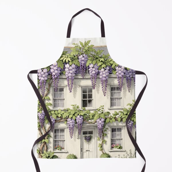 Item preview, Regency Wisteria House – Vintage Botanical Light designed and sold by EmeraldeaArt.
