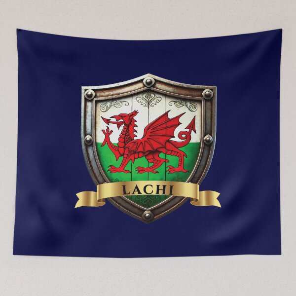 Item preview, Lachi Welsh Heritage Crest Shield designed and sold by Highlandkings.