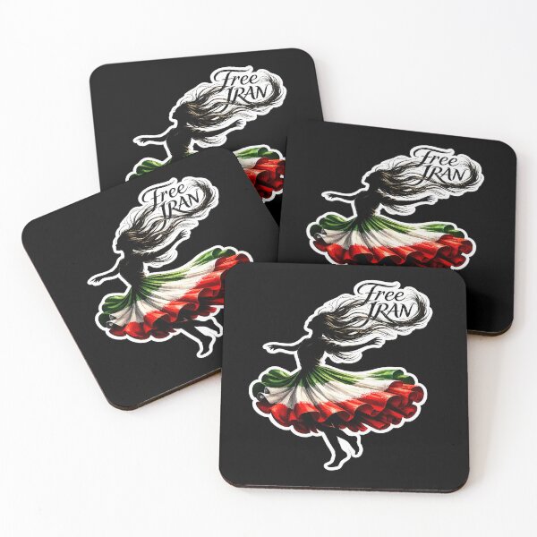 Item preview, Free Iran – Woman of Freedom - Iran Revolution 2026 Dance Art designed and sold by YG - YiddisheGesheft.