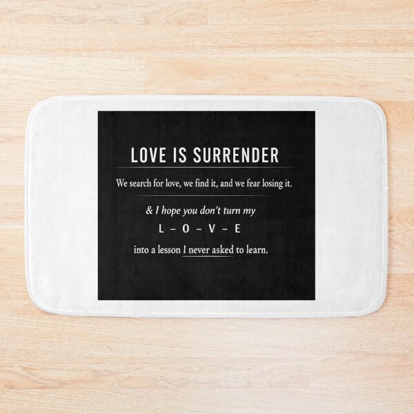 Item preview, love is surrender  designed and sold by ocd_Jessica.