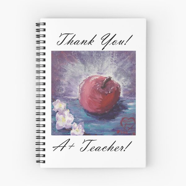 Item preview, spring apple , Thank you! A+ teacher! designed and sold by Dawna Morton.