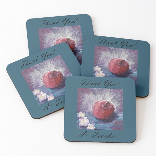 Item preview, spring apple , Thank you! A+ teacher! designed and sold by Dawna Morton.
