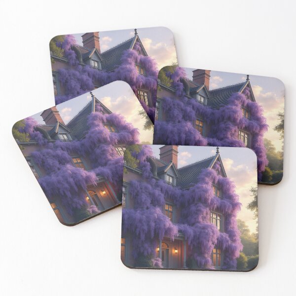 Item preview, Wisteria Dream Manor – A Summer House in Full Bloom designed and sold by EmeraldeaArt.