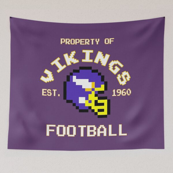 Item preview, Property of 8-Bit Vikings Football designed and sold by Hair-brained  Haberdasher.