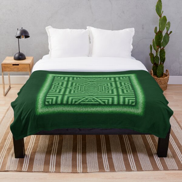 Item preview, Perspective illusion pattern from green frames in a frame designed and sold by Cherevan.