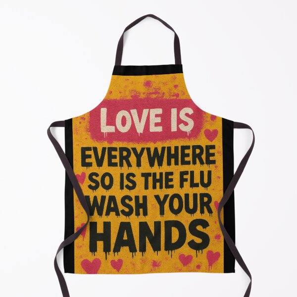 Item preview, Love is Everywhere So is The Flu Wash Your Hands designed and sold by JI-PIXEL-PLACE.