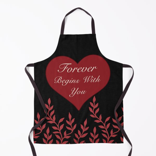 Item preview, Forever Begins With You – Elegant Black Valentine Heart Design designed and sold by Fezzyboo.
