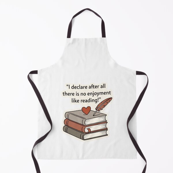 Item preview, Reading brings joy and happiness as shown in the quote on stacked books with a heart and a feather pen designed and sold by SpaceartLilu.
