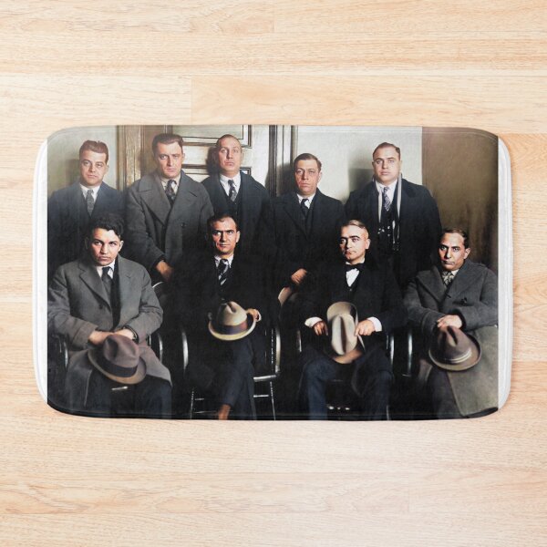 Item preview, Al Capone and other gangsters designed and sold by Van Sverigen Redbubble Shop.