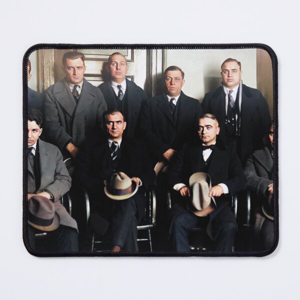 Item preview, Al Capone and other gangsters designed and sold by Van Sverigen Redbubble Shop.