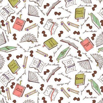 Artwork thumbnail, Books of Jane Austen by Pembertea