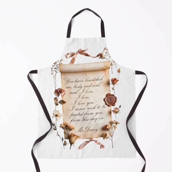 Item preview, Note with romantic words written on parchment among flowers and ribbons in soft colors designed and sold by SpaceartLilu.