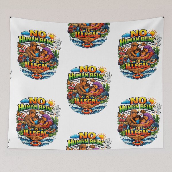 Item preview, No Human Being Is Illegal designed and sold by AntonioJ8.