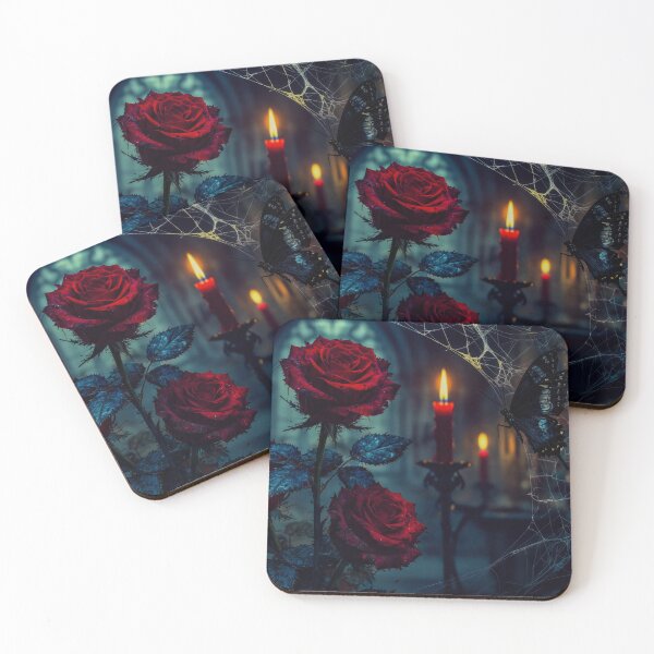 Item preview, Butterflies Beneath the Crimson Bloom designed and sold by Insomnia Art Designs.