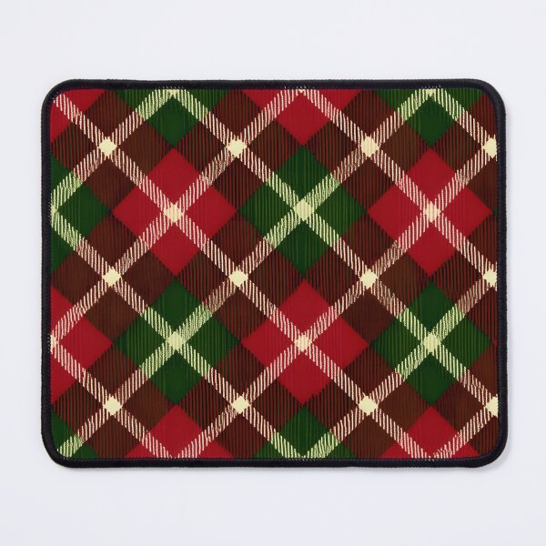 Item preview, Red, green, yellow and brown tartan designed and sold by MKV Design.