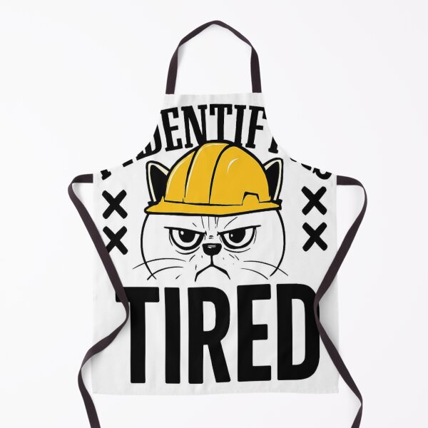 Item preview, Tired construction cat designed and sold by Joeandmat .