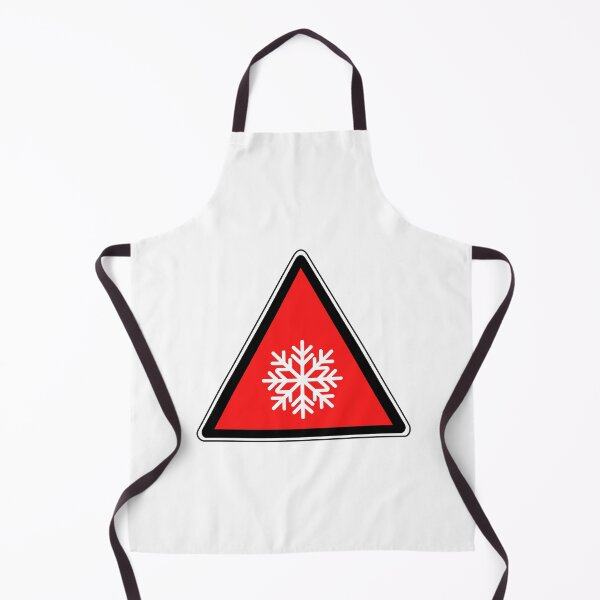 Item preview, Warning sign: Snowfall, black ice, slippery conditions designed and sold by Panneaux et signalisations - NPOITEVIN.