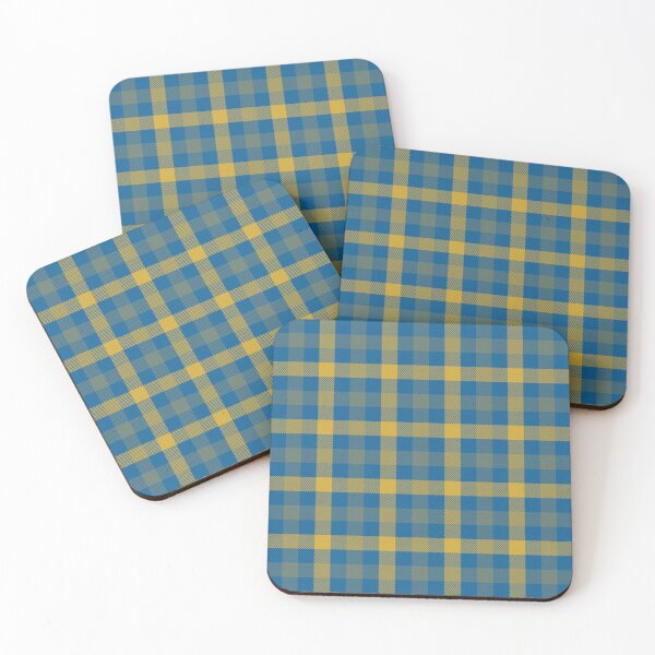Item preview, Blue and yellow tartan designed and sold by MKV Design.