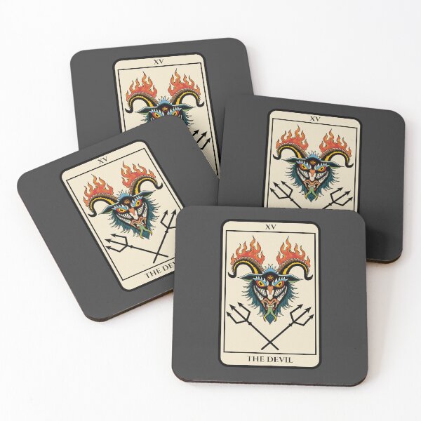 Item preview, The Devil XV – American Traditional Tarot Art designed and sold by ScotiaInk.