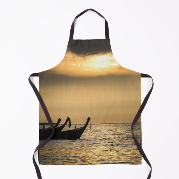 Item preview, Sunset Over Calm Sea with Boats designed and sold by pcole123.