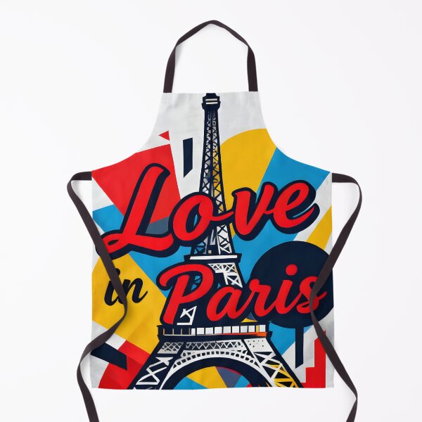 Item preview, Love in Paris – Eiffel Tower Structure on Colorful Background designed and sold by FreeFromDefault.