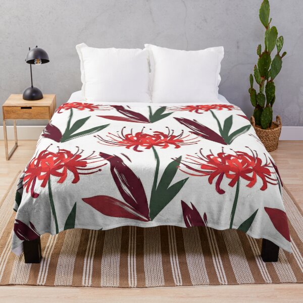 Item preview, Seamless graphic red spider lily floral pattern designed and sold by daniiy.