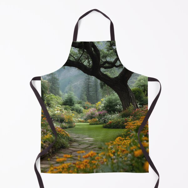 Item preview, Enchanted Garden Path Under Ancient Tree – Colorful Paradise designed and sold by EK-World.