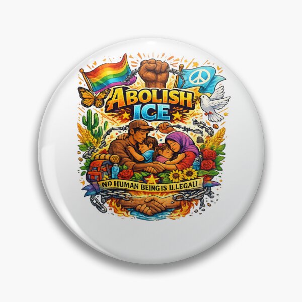 Item preview, Abolish ICE Solidarity Vibrant Protest Art designed and sold by AntonioJ8.