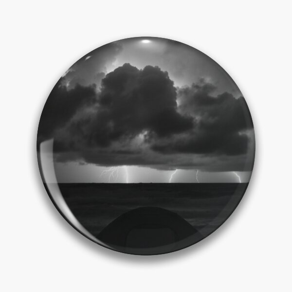 Item preview, Stormy Night Beach Camping Lightning Thunderstorm Tent designed and sold by EllDAV777.