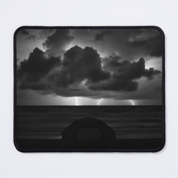 Item preview, Stormy Night Beach Camping Lightning Thunderstorm Tent designed and sold by EllDAV777.