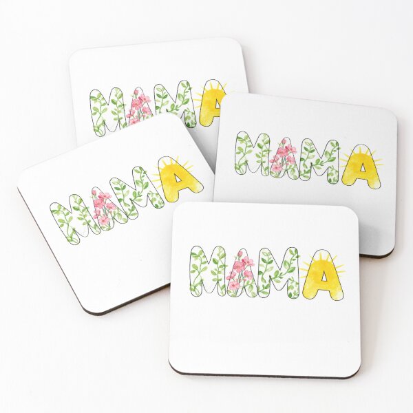 Item preview, Mama Floral Watercolor Letter Design designed and sold by truongloc246.