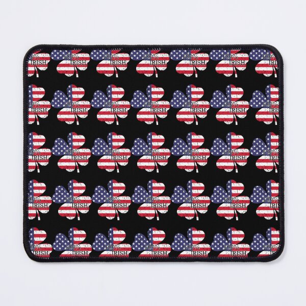 Item preview, 100% Irish St Patrick's Day USA Flag Shamrock designed and sold by RoyesButler.