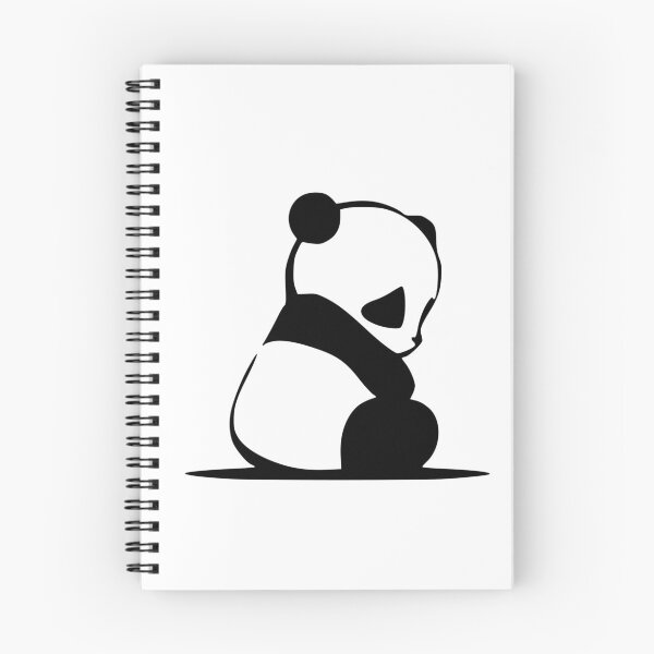 Aperçu de l'œuvre Illustration de panda minimaliste créée et vendue par MoodSwingStudio.