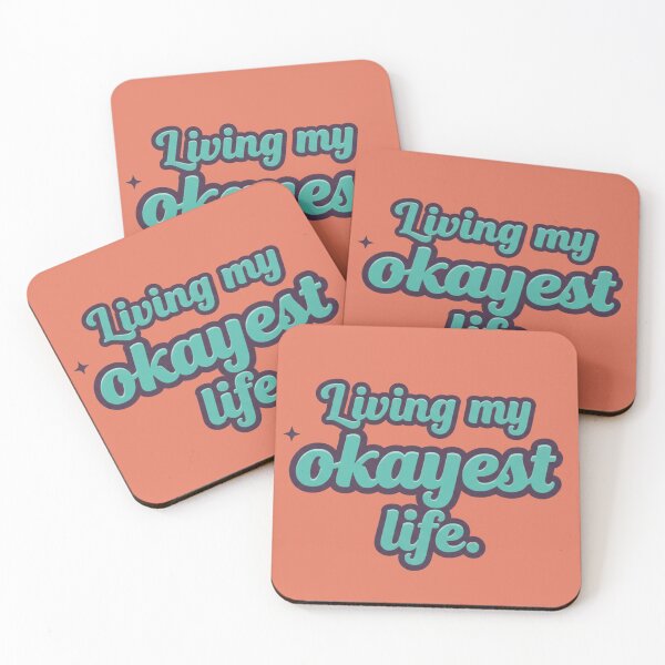 Item preview, Living My Okayest Life. Vintage Style  designed and sold by badrobcheb1.
