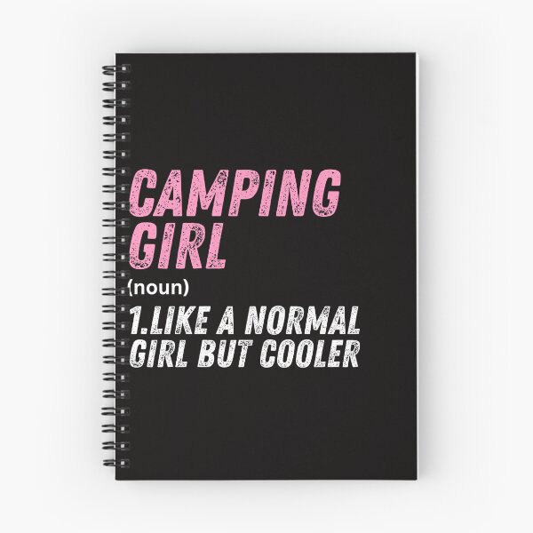 Item preview, Camping Girl Like A Normal Girl But Cooler designed and sold by WeirdlyRare.