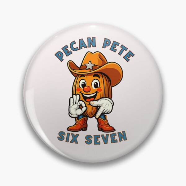 Item preview, Pecan Pete Six Seven (6-7) Hand Sign – Funny Cowboy Pecan Trend Design designed and sold by NuttyMerch.