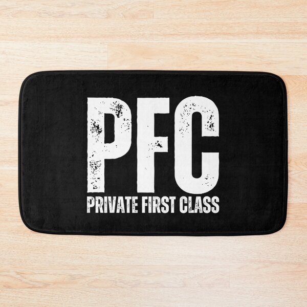 Item preview, PFC Private First Class – Bold Distressed Military Design Honoring U.S. Army Soldiers White Font designed and sold by GFamilyC.