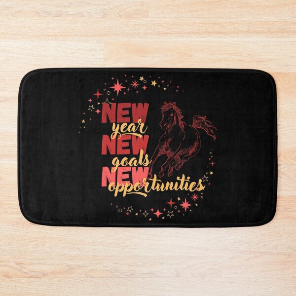 Item preview, New Year, New Goals, New Opportunities - Year of the Horse designed and sold by LadyInEverGreen.