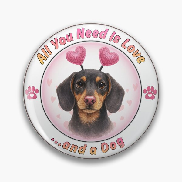 Item preview, Cute Dachshund Valentine - Dog Lover designed and sold by TherezaDesign.