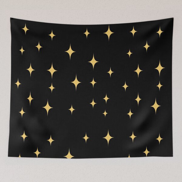 Item preview, Patrón de estrella con brillo dorado designed and sold by Bliss Studio.