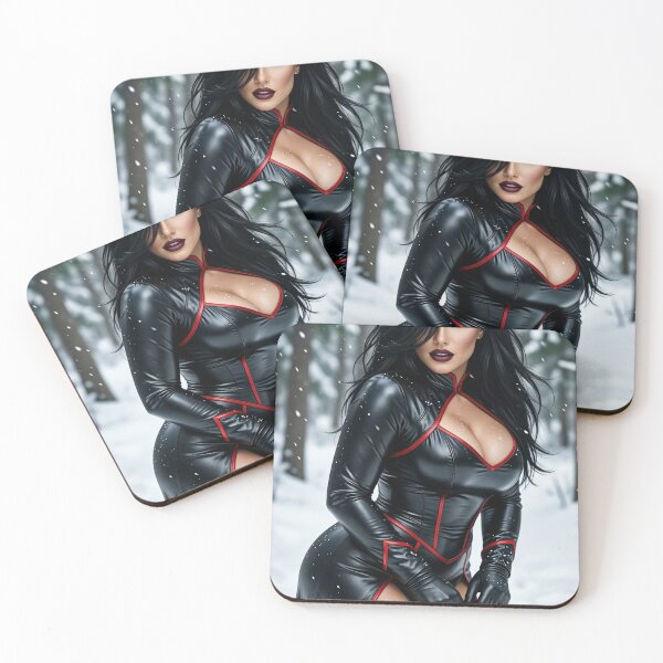 Item preview, Cassandra Snowbound in Black and Red Latex designed and sold by CathryneDelamort.