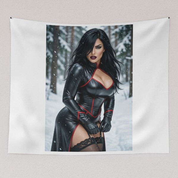 Item preview, Cassandra Snowbound in Black and Red Latex designed and sold by CathryneDelamort.