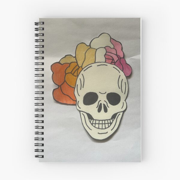 Item preview, Lesbian Flag Flowered Skull  designed and sold by DLChuckles86.
