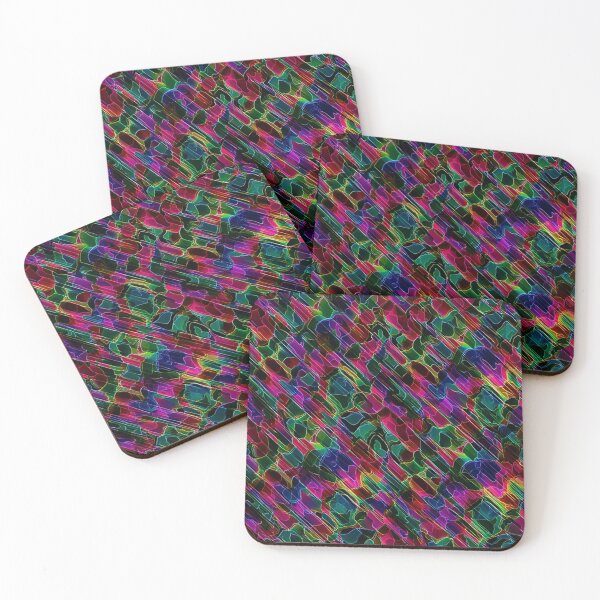 Item preview, Neon color forest pattern 4th designed and sold by JeniSeny.