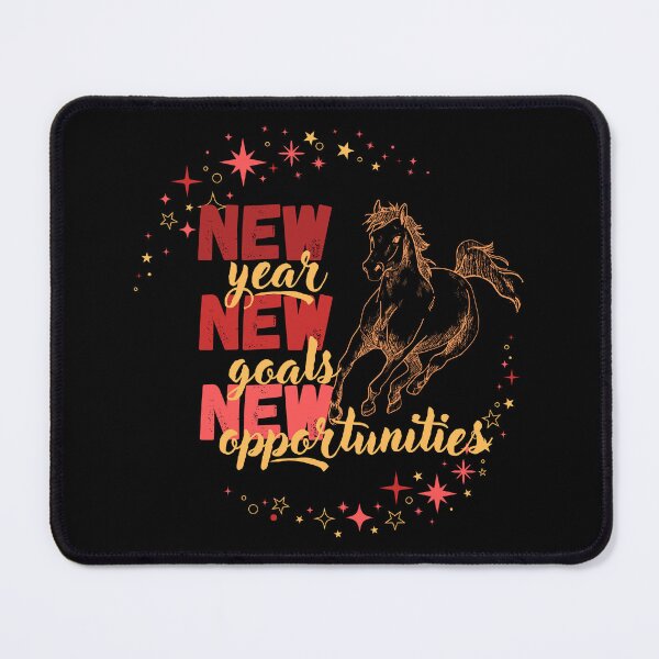 Item preview, New Year, New Goals, New Opportunities - Year of the Horse designed and sold by LadyInEverGreen.